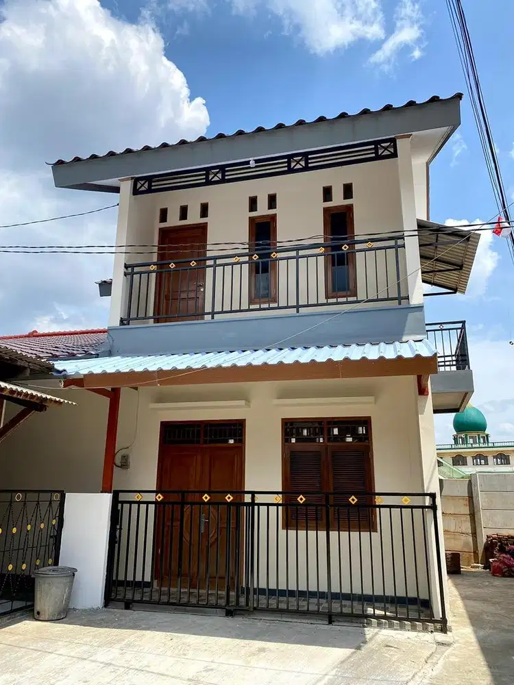 Disewakan Rumah Per Tahun 2 Lantai (Tanah Baru, Beji, Depok)