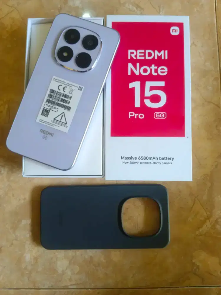 Jual Redmi Note 15 Pro 5G 12/512 mulus segel normal lengkap ori