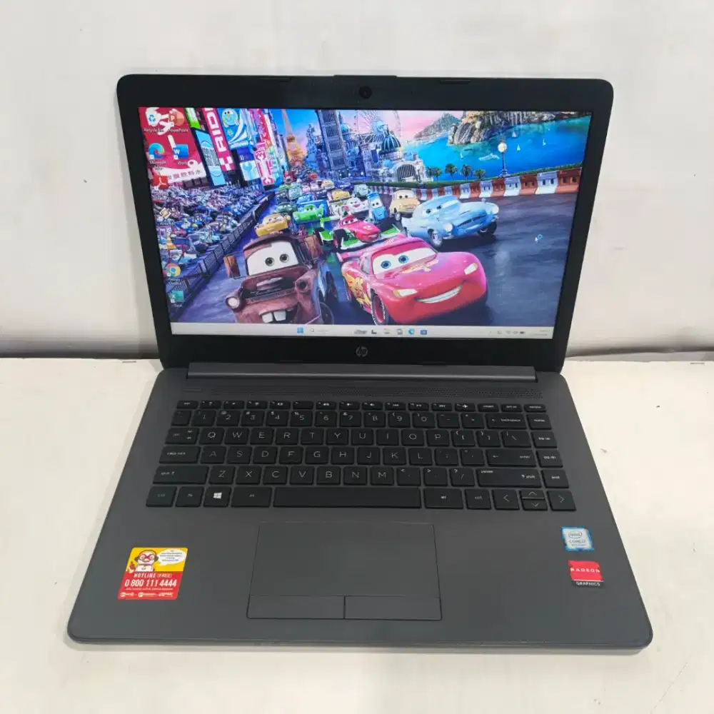 Hp 240 G7 core I7-8565U Ram 8gb ssd 128gb hdd 500gb Amd radeon 520