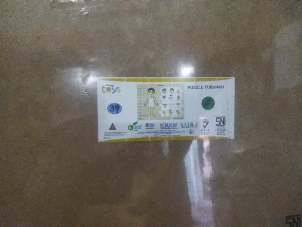 Mainan puzzle tubuh