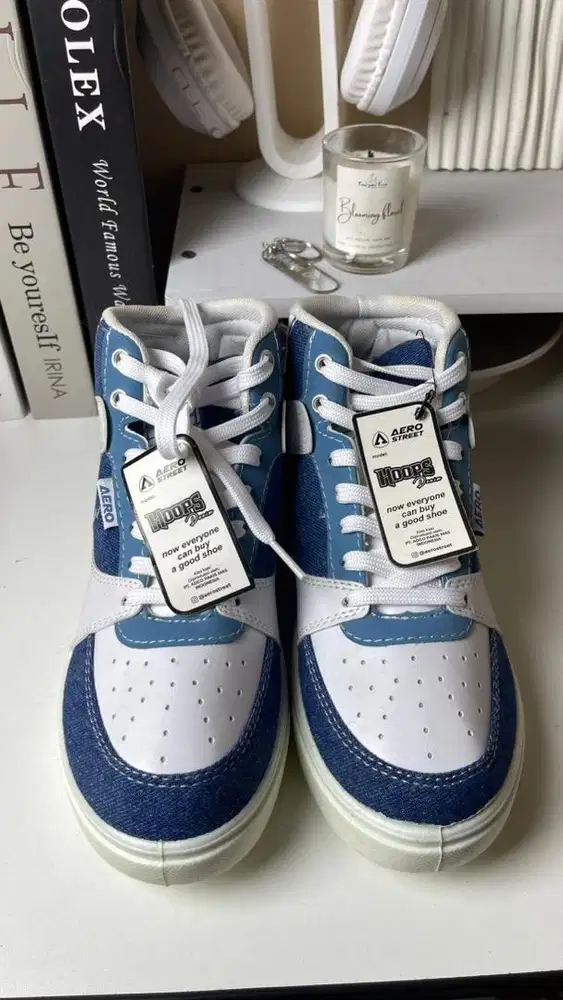 Sepatu Aerostreet HOOPS Denim