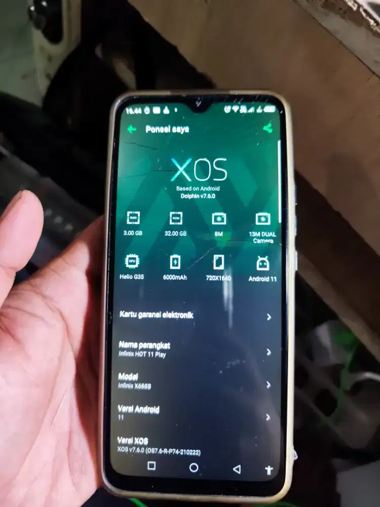 Hp infinix hot 11 play minus