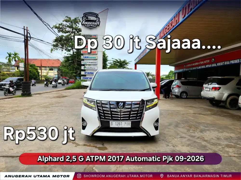 Dp30jt Alphard 2.5 G ATPM 2017 Automatic
