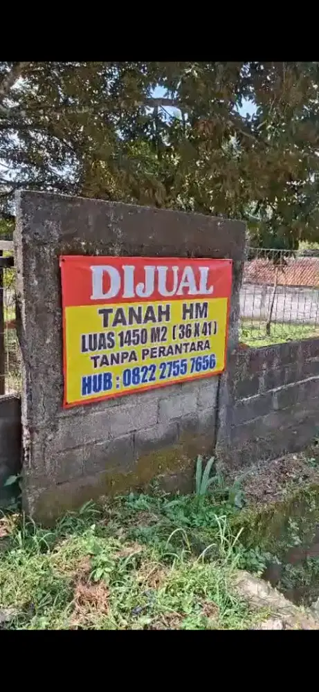 Tanah pekarangan dijual