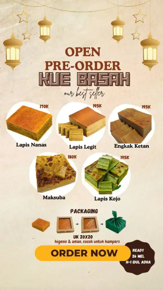 Dijual macam2 kue basah