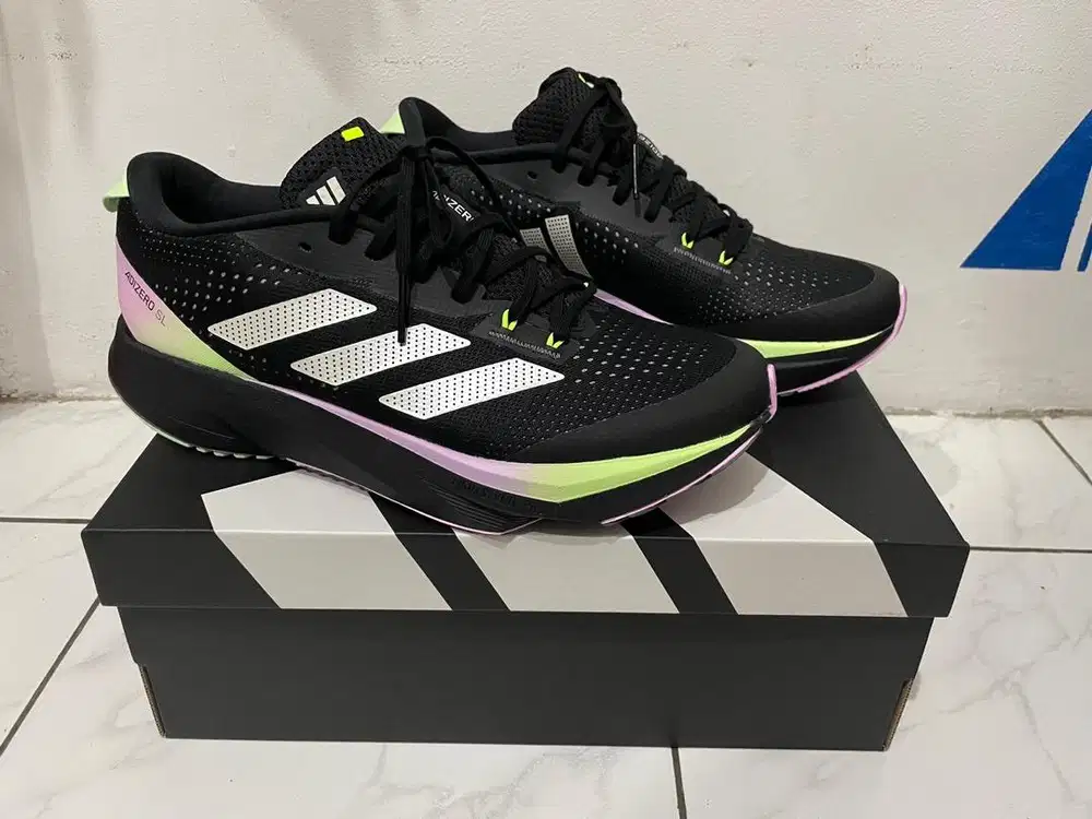 sepatu lari ADIDAS ADIZERO SL size 42 NEW ORIGINAL running shoes MURAH