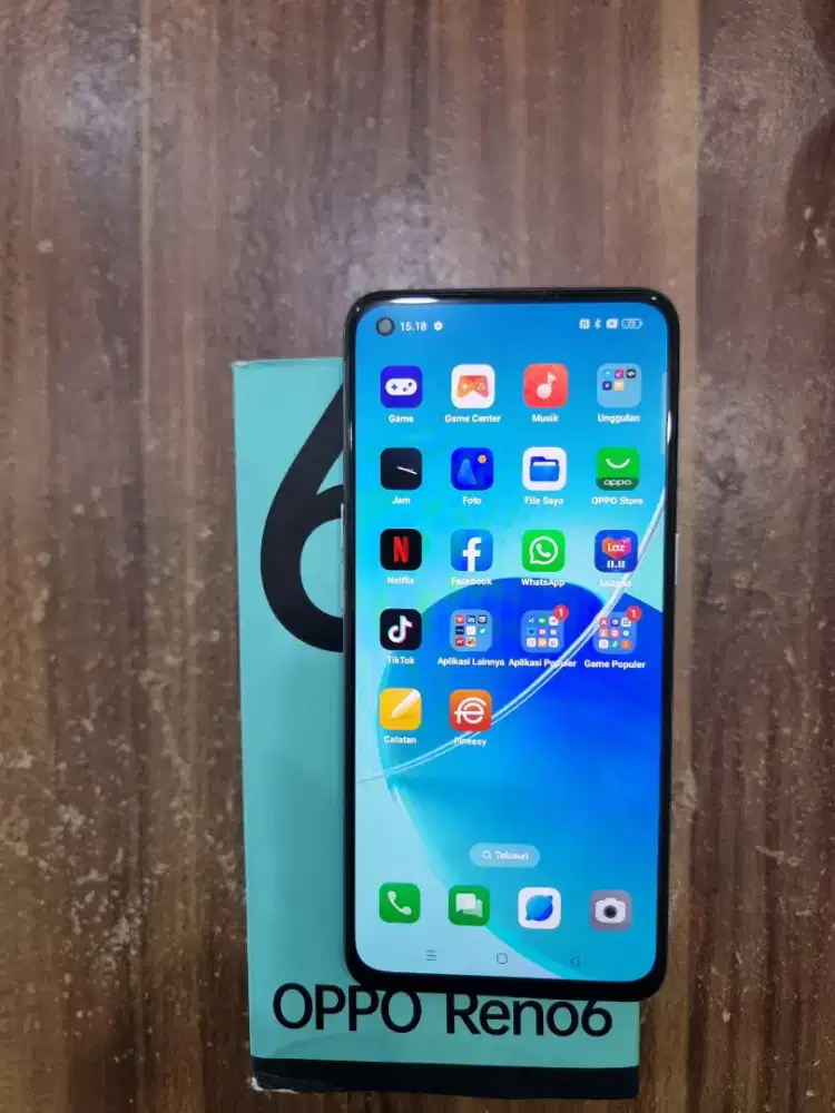 Oppo Reno 6 4G 8/128 Mulus lengkap