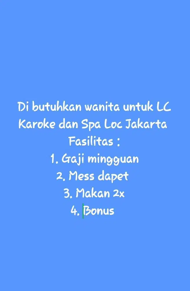 Loker karoke dan spa