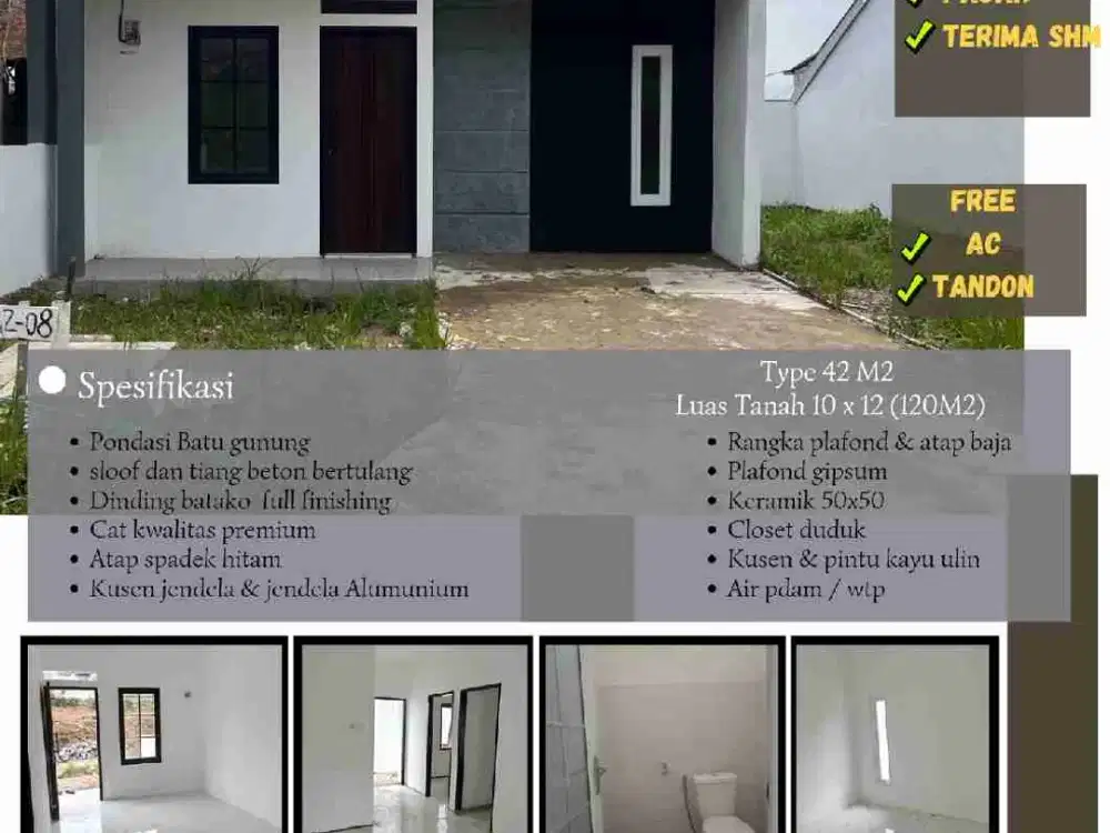 Rumah Ready stock hanya sisa 1 unit