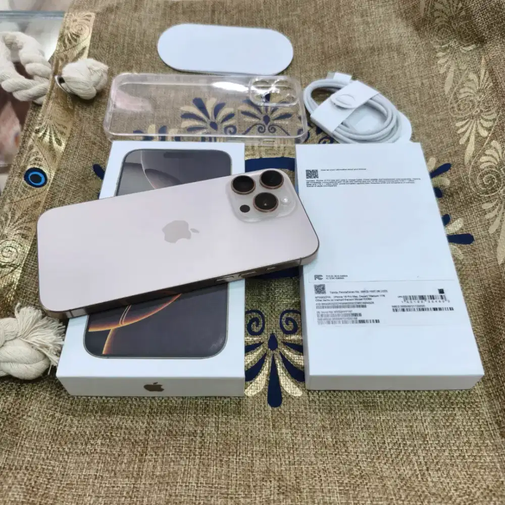 Iphone 16 Pro Max 1TB Singapore BeaCukai BH 97% CC 270 99% like new