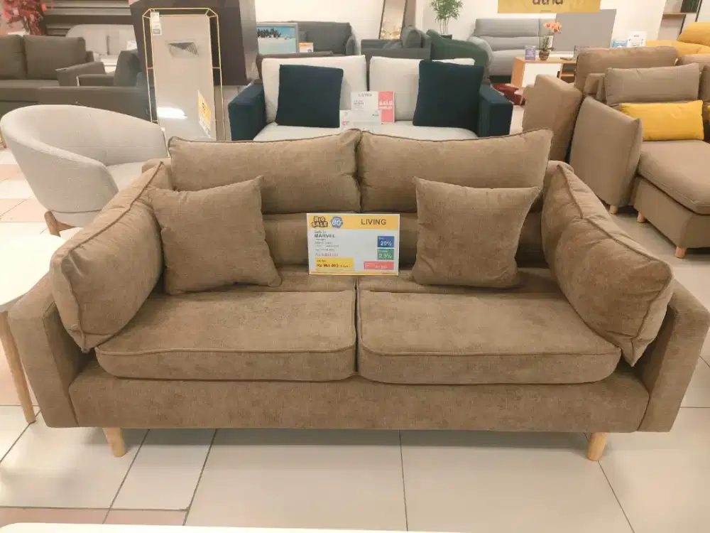 sofa 3s MARVEL brown