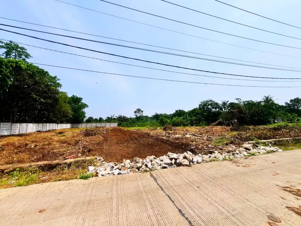 Tanah Kavling SHM 1 Jt-an, 10 Menit ke Stasiun Jatake BSD