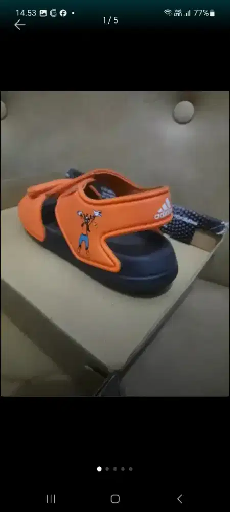 Jual 5 buah sepatu anak usia 1.5 - 3 tahun borongan