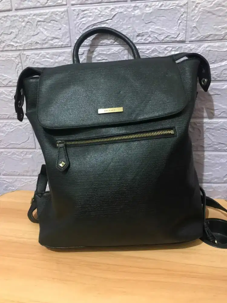 Tas second Pierre Cardin warna navy