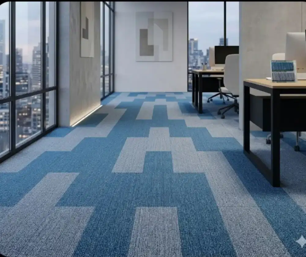 Karpet plank size 25x100