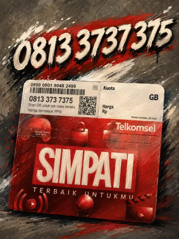 Nomor cantik telkomsel 11 digit seri ABABAB /373737 Prabayar 4g/5g