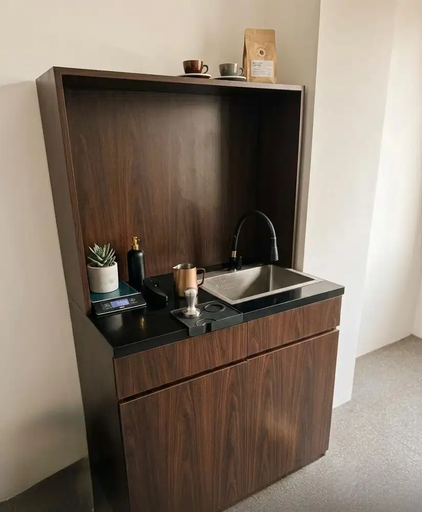 lemari built in wastafel