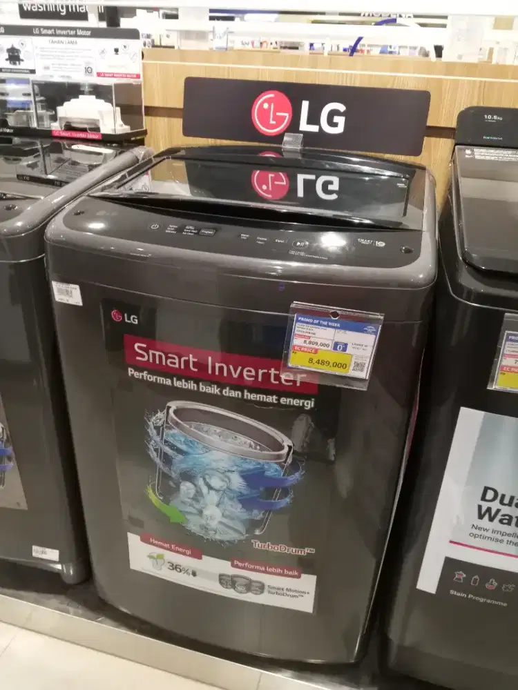LG WM TOP LOADING 19KG