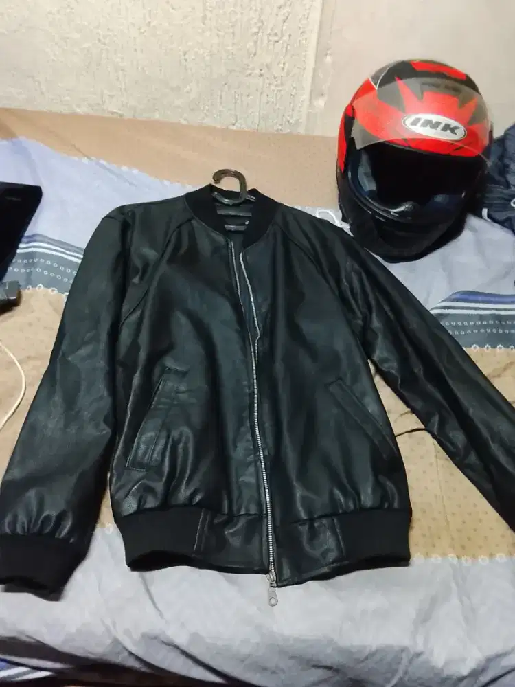 Jaket kulit asli