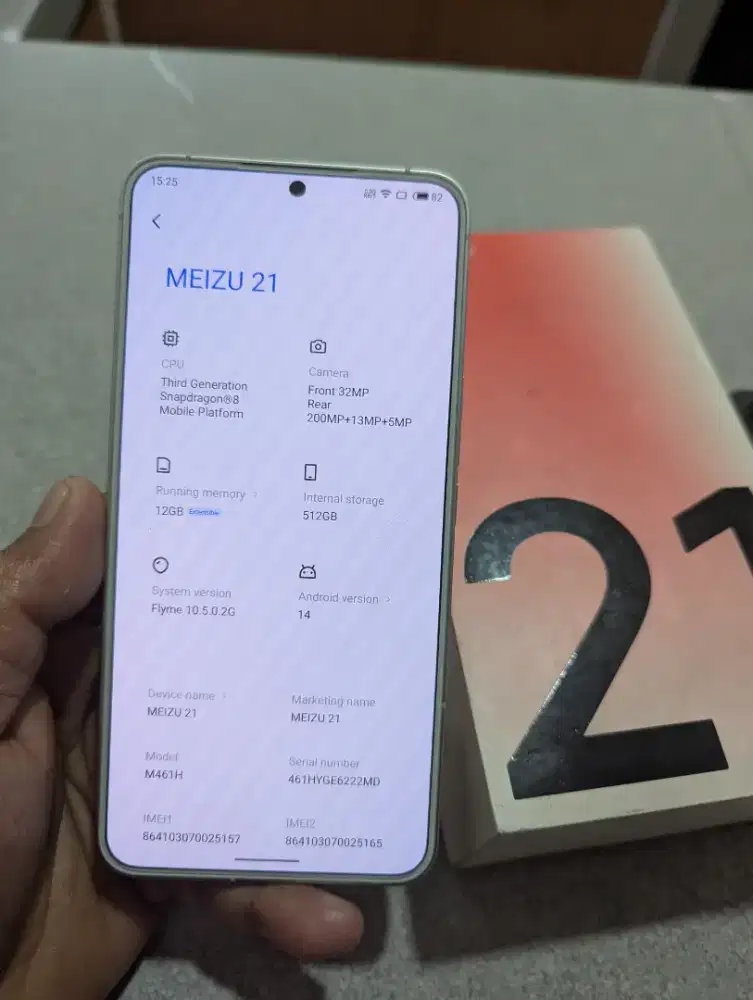Meizu 21 ram 12/512 resmi beacukai