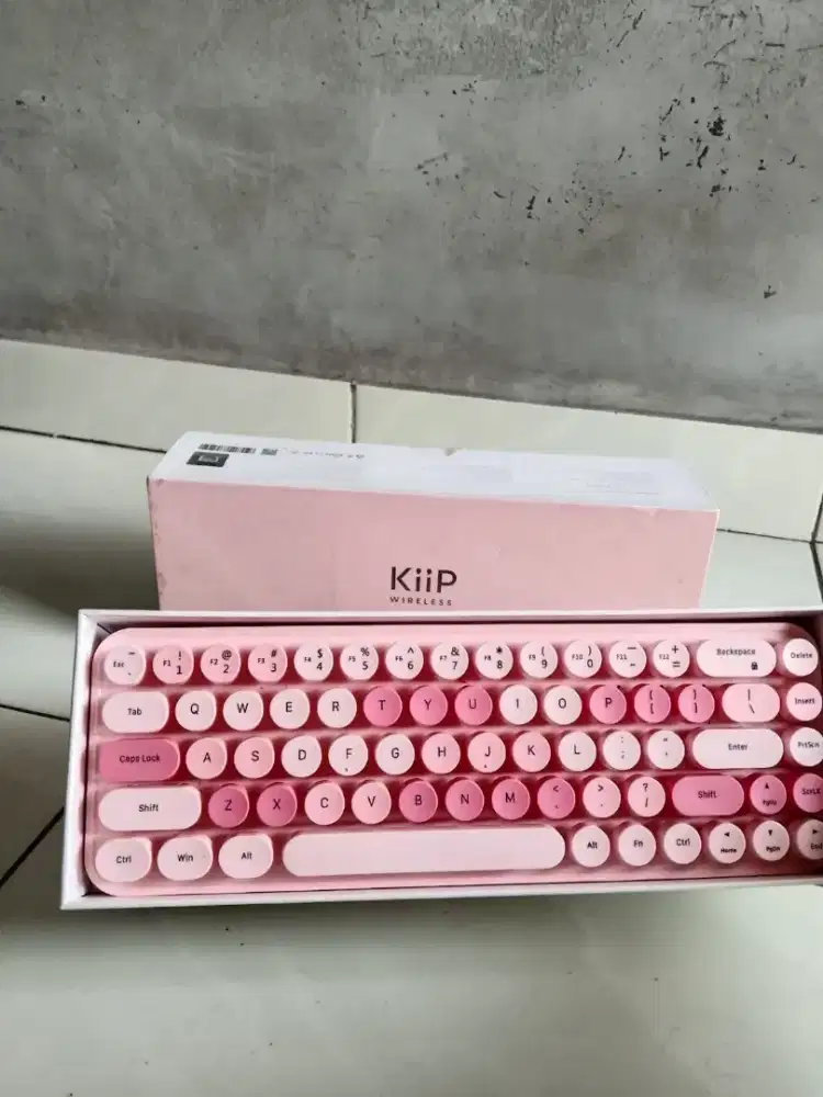KEYBOARD PINK ESTETIK