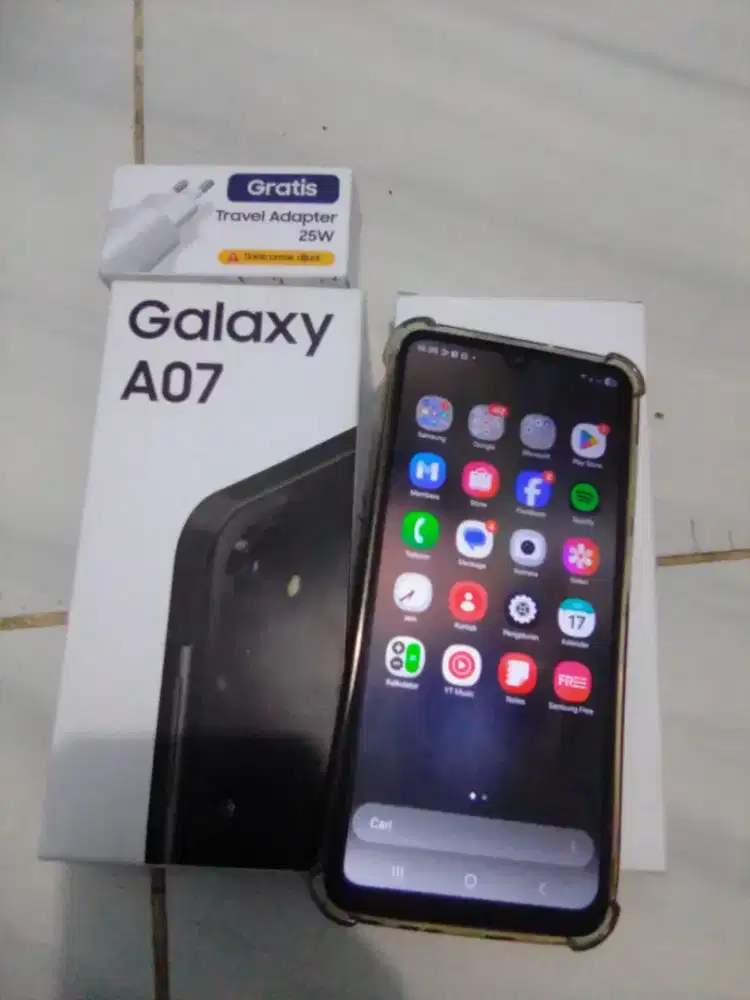 Samsung a07 mulus normal lengkap