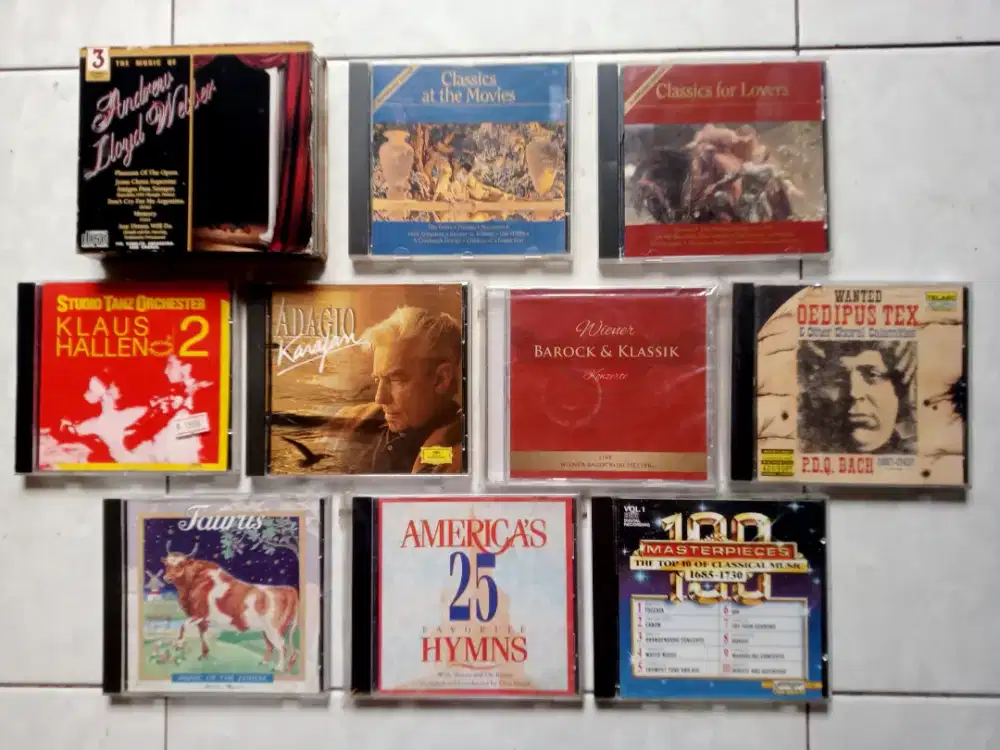 CD Audio Original : Lagu Barat (Import / Lokal)