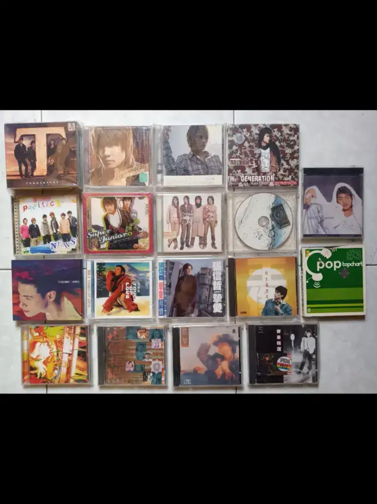 CD Audio / DVD / VCD Original : Lagu Mandarin / Jepang / dll