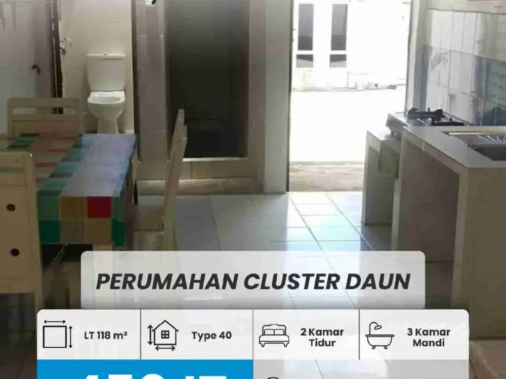 DIJUAL RUMAH CLUSTER DAUN, BOTANIA II, BATAM CENTER