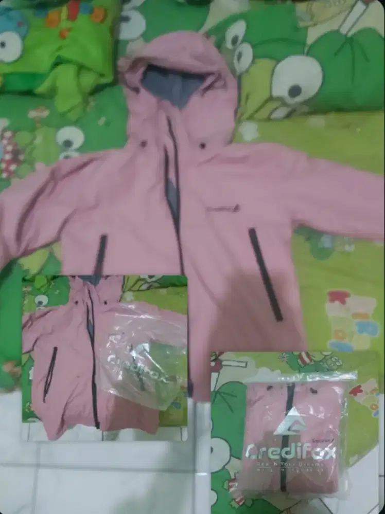 Jaket gunung credifox pink