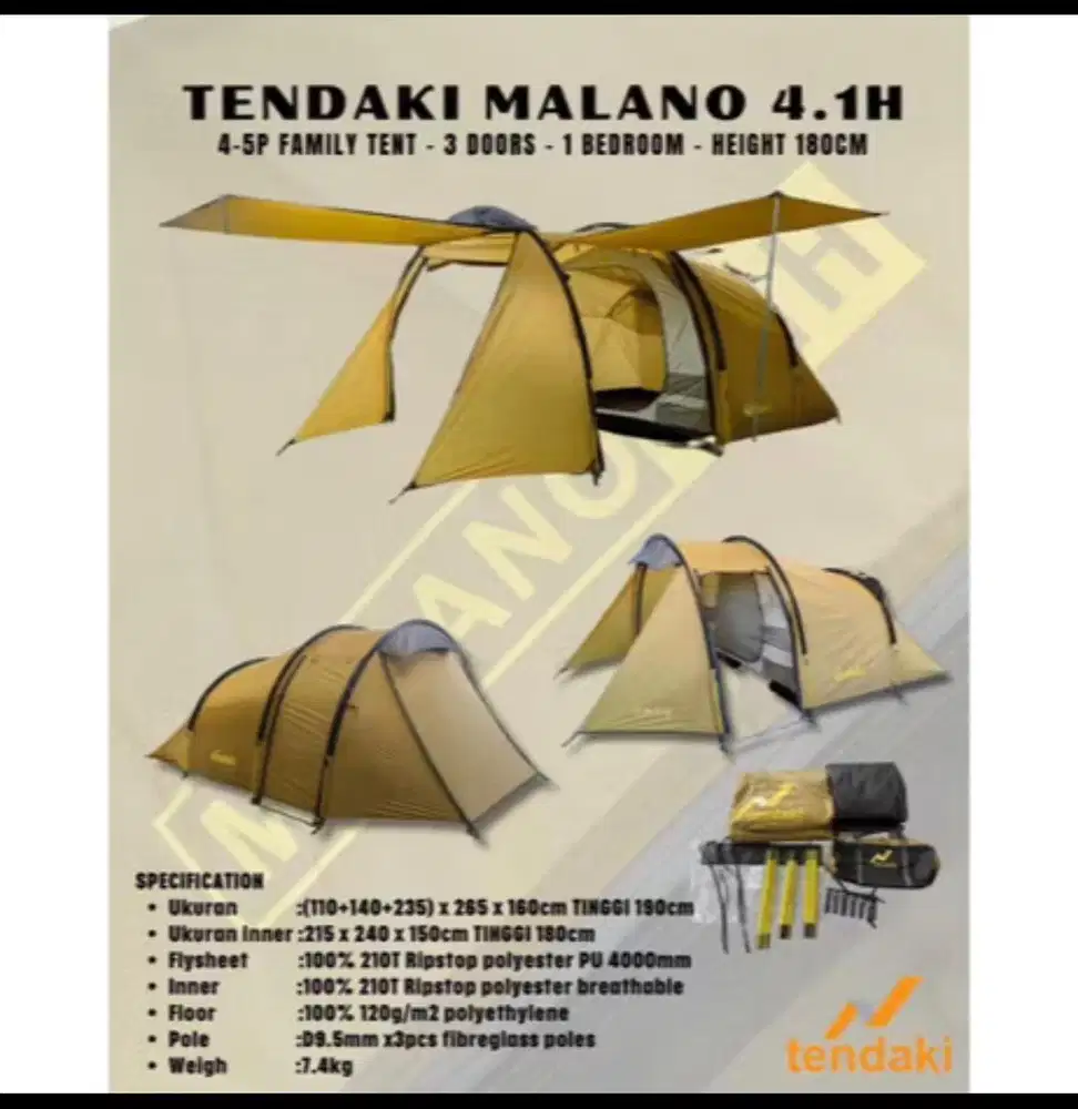 Dijual tanda merek tendaki malano 4.1