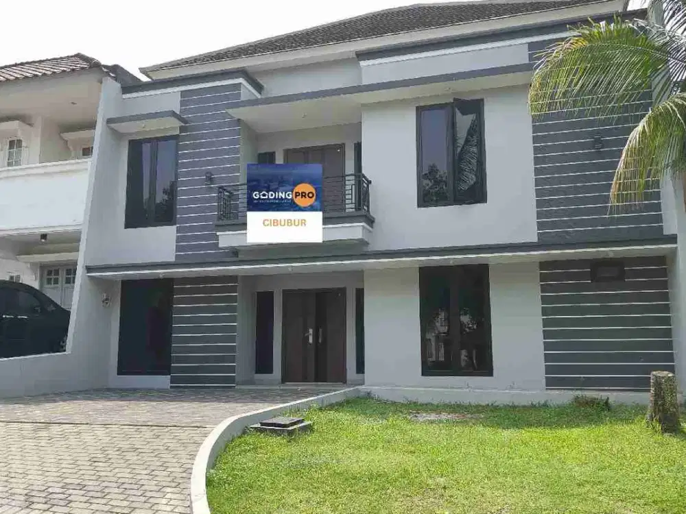 Rumah kota Wisata, view taman cantik cluster depan. NEW. Taman belakang luas bisa untuk kolam