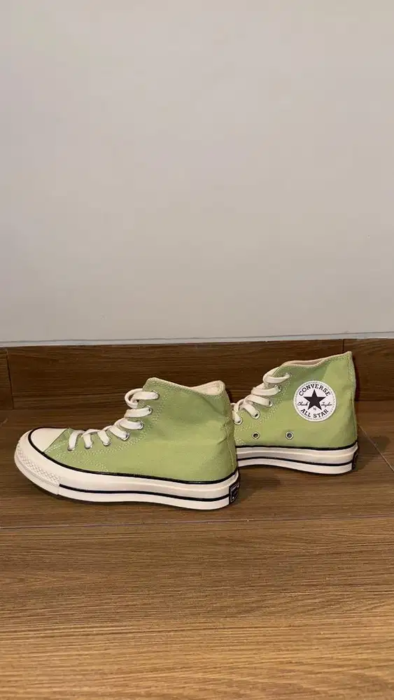 Original Converse Chuck Taylor Hijau stabilo unisex