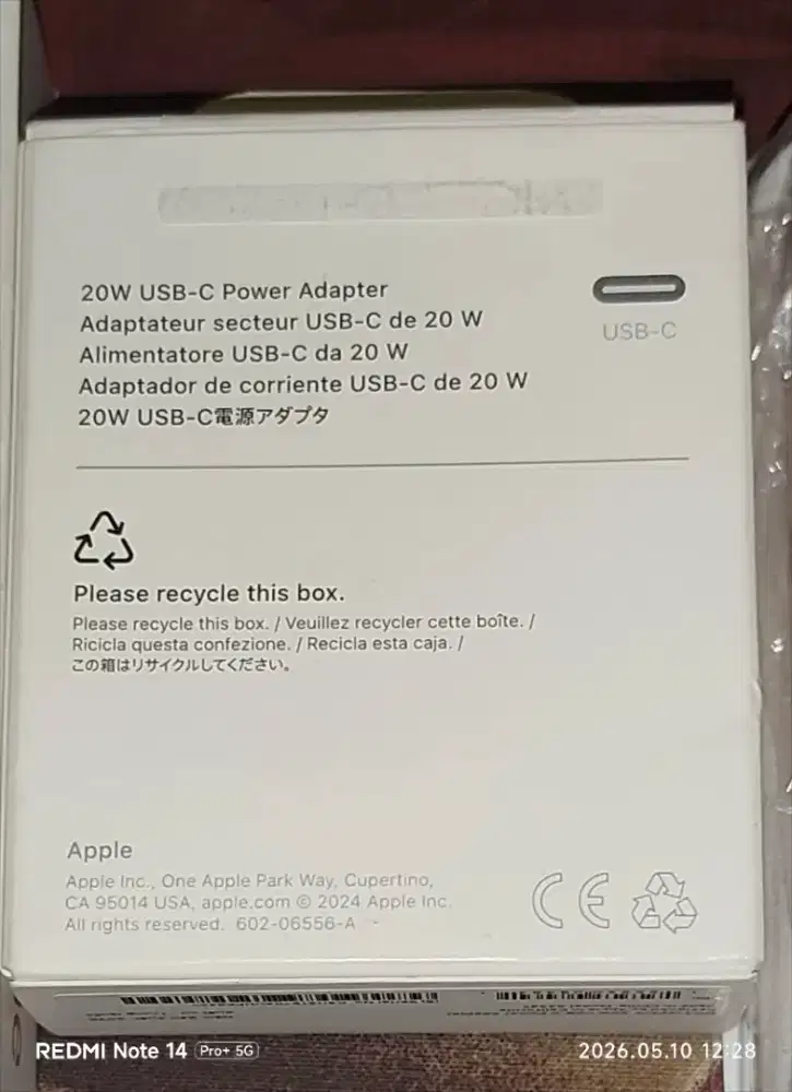 Charger iphone ori ibox
