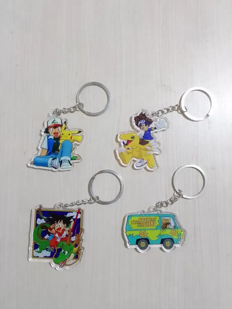 keychain acrylic gantungan kunci