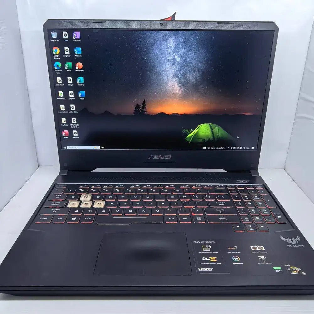 MULUS SIAP COD : Asus TUF GAMING FX505DD Ryzen 5 gen 3 8/256 GTX1050 N