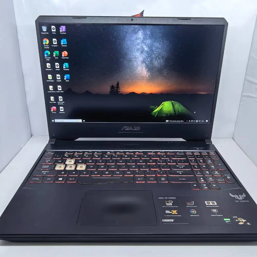 MULUS SIAP COD : Asus TUF GAMING FX505DD Ryzen 5 gen 3 8/256 GTX1050 N