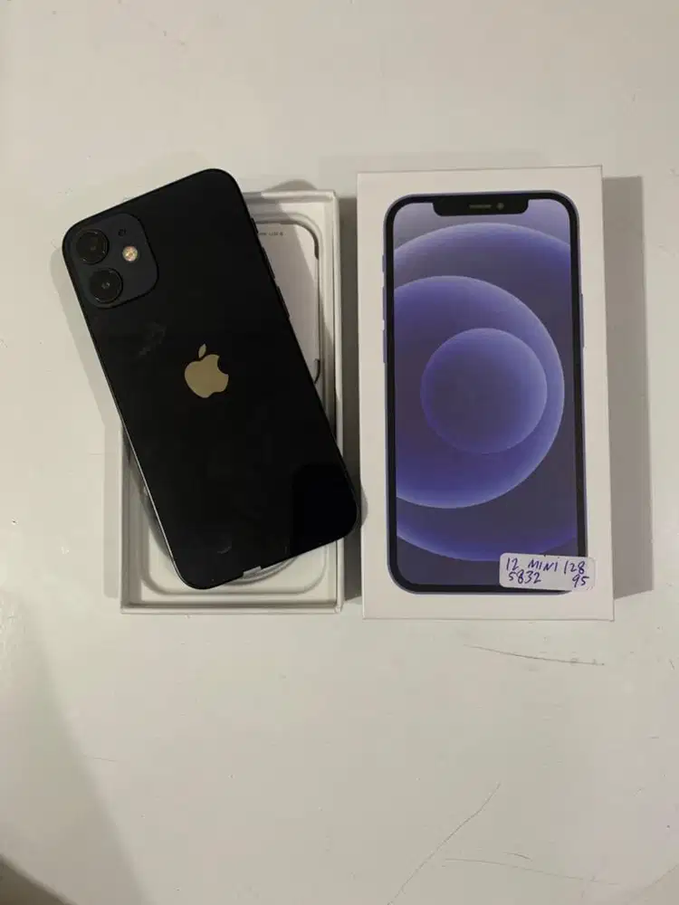 Iphone 12 mini 128gb fullset mulus no minus