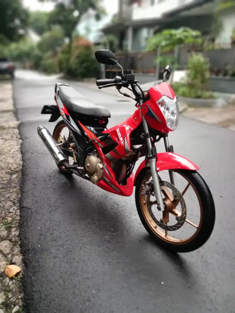 Satria Fu 2008 Surat Lengkap Plat B pjk off 2x kaleng idup mesin ademm