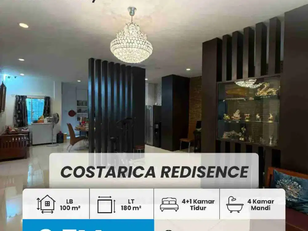 DIJUAL RUMAH MEWAH COASTARICA CLUSTER BOULEVARD, BATAM CENTER