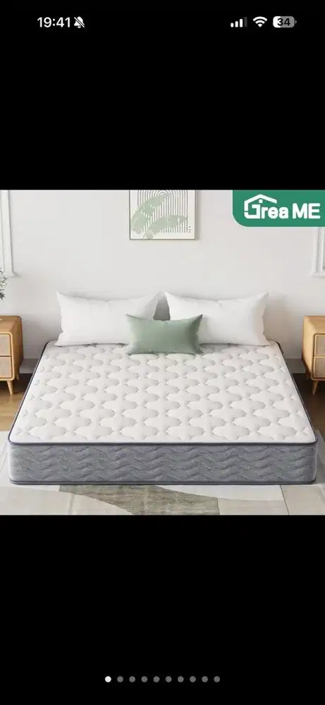 Kasur Springbed 140x200x26cm, Tebak pocket spring, tanpa suara