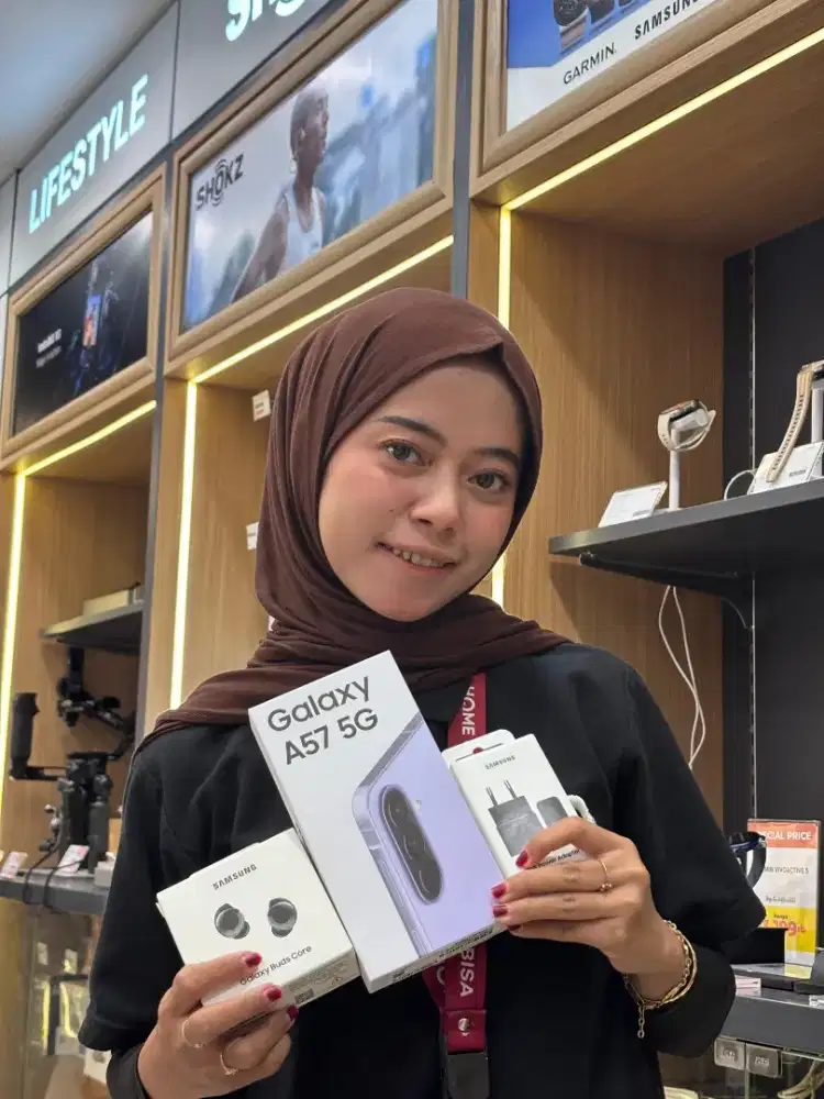 Samsung A57 gratis buds core