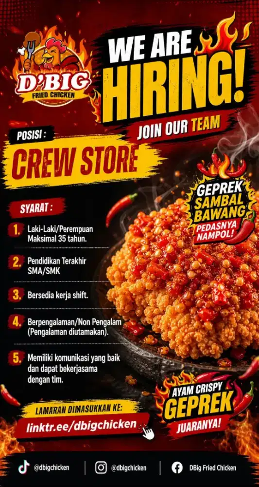 CREW STORE AYAM GEPREK