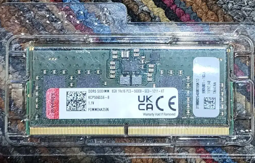 RAM SODIM DDR5 8GB 5600Mhz