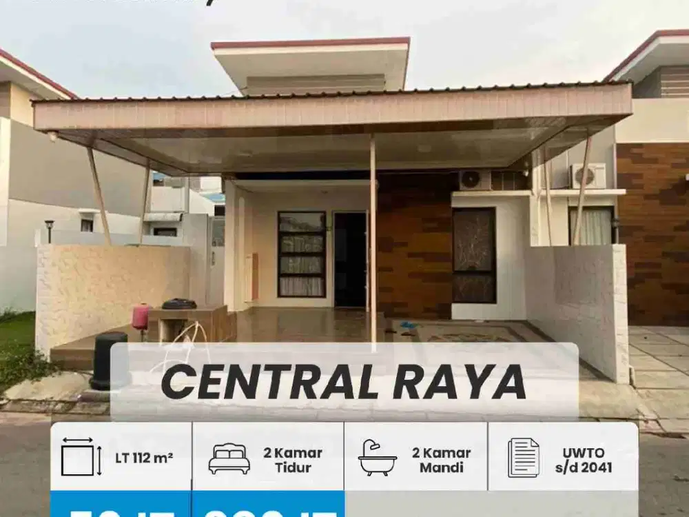 DIJUAL DAN DISEWAKAN RUMAH CANTIK CENTRAL RAYA, TIBAN, BATAM