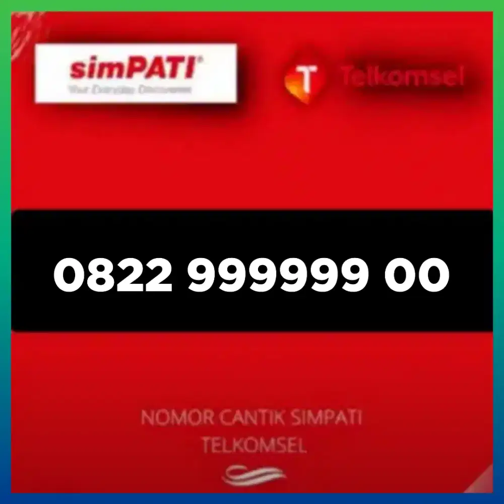 Nomor cantik simpati Telkomsel super