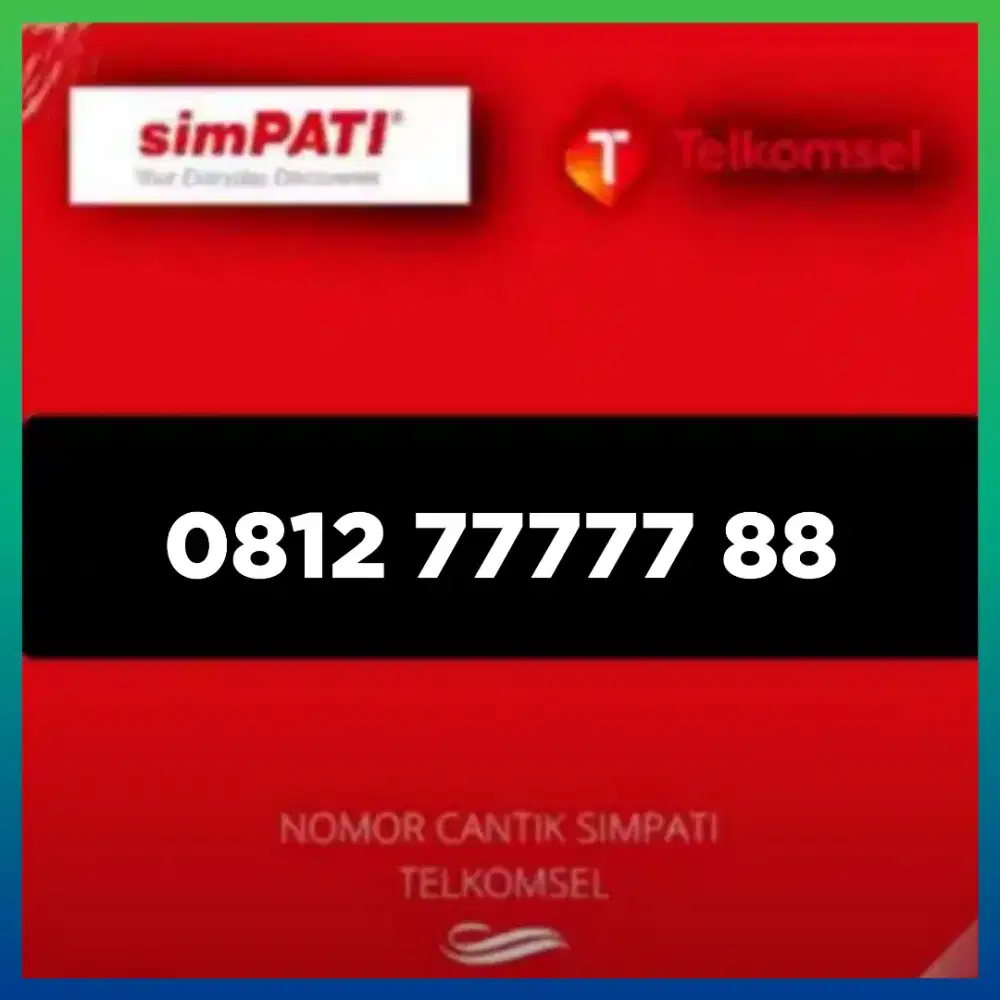 Nomor cantik simpati Telkomsel super jos