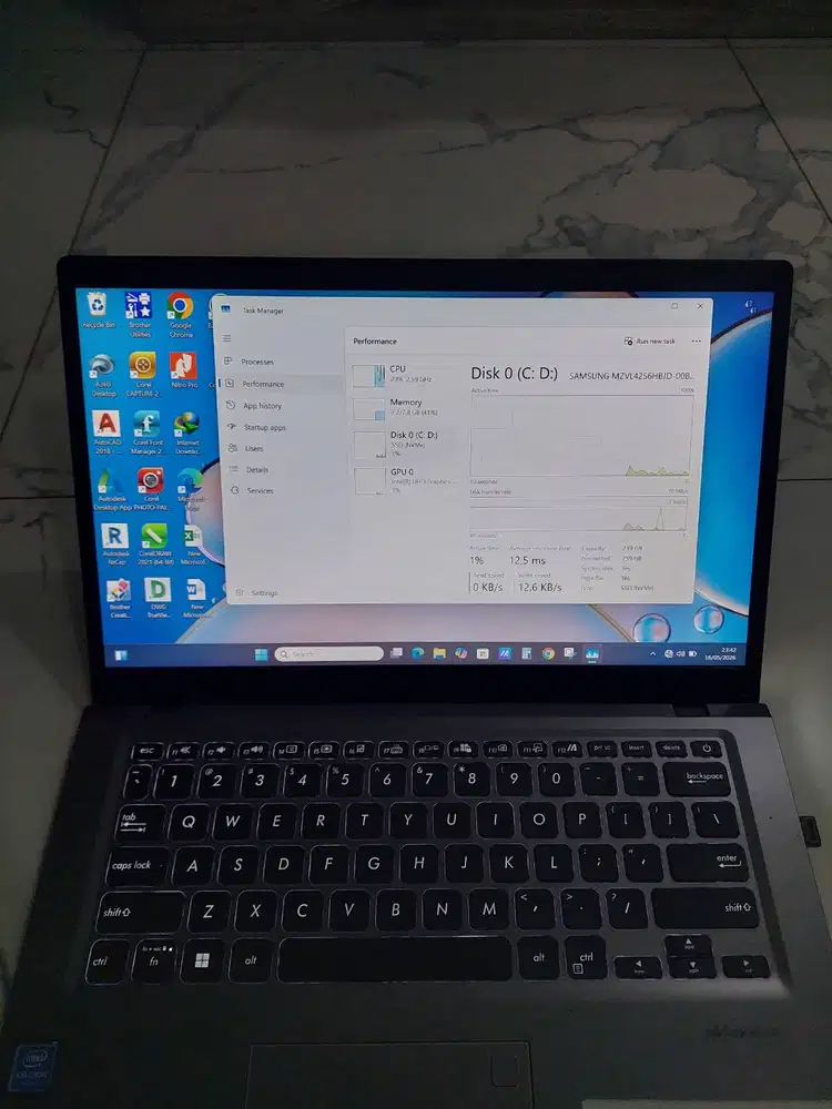 ASUS VivoBook X415MA | RAM 8GB SSD NVMe | Mulus Like New