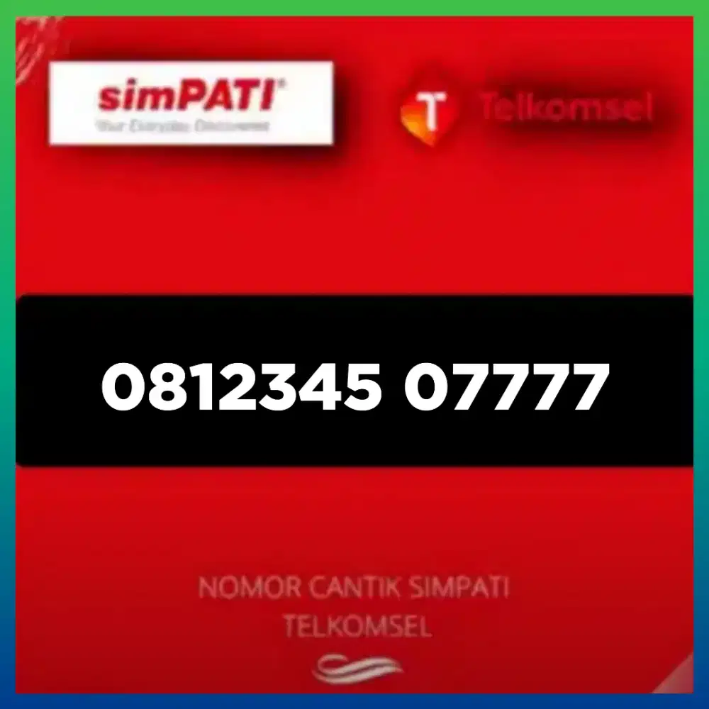 Nomor cantik simpati Telkomsel super