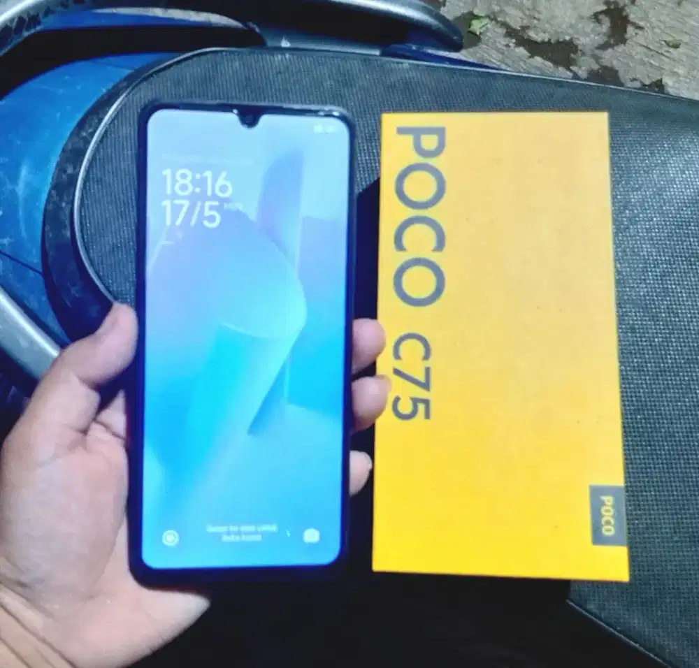 Poco c75 NFC ram 6+6/128 Fullset Ori